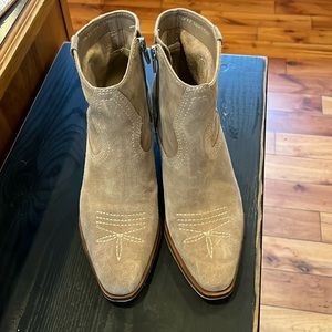 Excellent condition suede ankle boots.